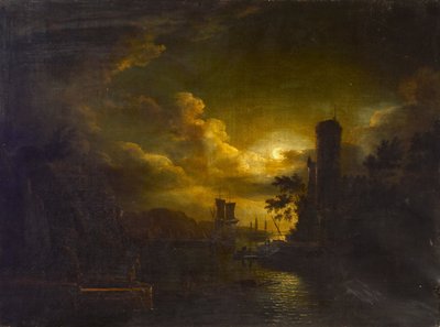 Küstenszene bei Mondlicht von Moonlight